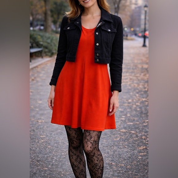 BCBGeneration Dresses & Skirts - BCBGeneration Vibrant Red Midi Dress